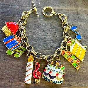 Charm bracelet happy birthday